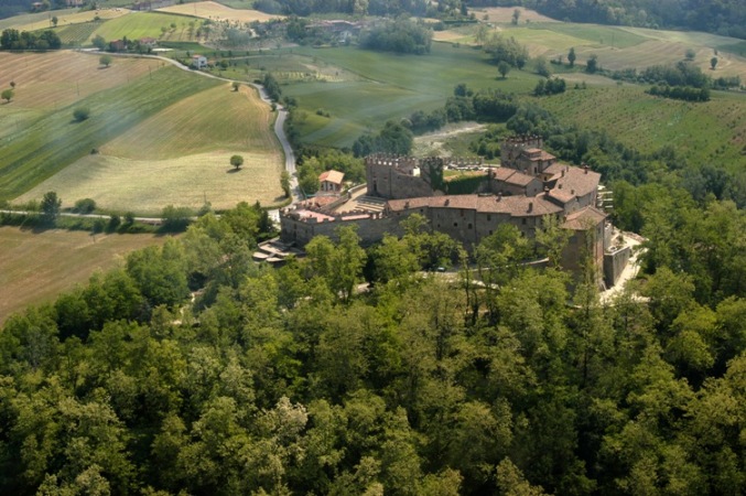 Vista dall'alto Castello di Montesegale